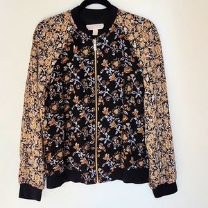 Michael Kors floral bomber jacket